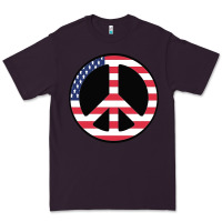 Plum United states peace symbol Premium Tee - artisFamous