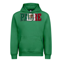 Emerald Mexican Flag Padre Urban Hoodie - Jasminsmagicworld
