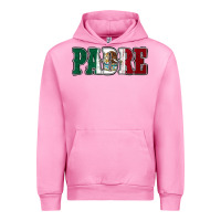 Fuchsia Pink Mexican Flag Padre Urban Hoodie - Jasminsmagicworld
