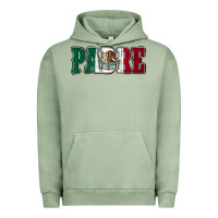 Pigment Oil Green Mexican Flag Padre Urban Hoodie - Jasminsmagicworld