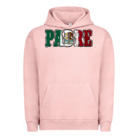 Pigment Salmon Mexican Flag Padre Urban Hoodie - Jasminsmagicworld
