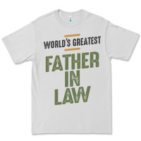 Dove Grey World's Greatest Father-In-Law - Dad and Grandpa Premium Tee - artisFamous