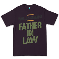 Plum World's Greatest Father-In-Law - Dad and Grandpa Premium Tee - artisFamous