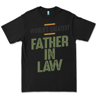 Black World's Greatest Father-In-Law - Dad and Grandpa Premium Tee - artisFamous