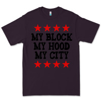 Plum my block my hood my city Premium Tee - artisFamous