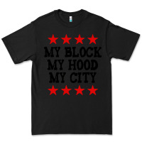 Black my block my hood my city Premium Tee - artisFamous