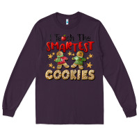 Plum I Teach The Smartest Cookies Long Sleeve Tee - LillyAllenDesigns