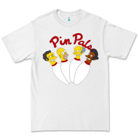White pin pals The Simpsons Premium Tee - artisFamous