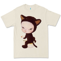 Bone Yoshitomo Nara Cute Cat Premium Tee - artisFamous