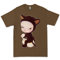 Cacao Yoshitomo Nara Cute Cat Premium Tee - artisFamous