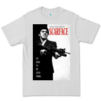 Dove Grey scarfaces Premium Tee - artisFamous