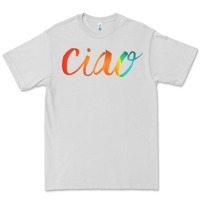 Dove Grey ciao italian saying Premium Tee - artisFamous