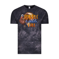 Cloud Black Fall Gobble Gobble Y'all Vintage Tee - LillyAllenDesigns