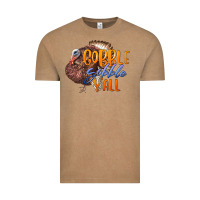 Vintage Coffee Fall Gobble Gobble Y'all Vintage Tee - LillyAllenDesigns