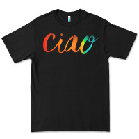 Black ciao italian saying Premium Tee - artisFamous