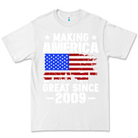 White vintage making america great since 2009 Premium Tee - artisFamous