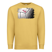 Antique Gold volleyball brushstroke Premium Sweatshirt - Jasminsmagicworld