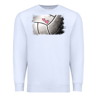 White volleyball brushstroke Premium Sweatshirt - Jasminsmagicworld