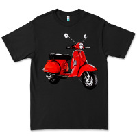 Black classic italian vespa scooter Premium Tee - artisFamous