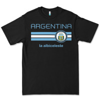 Black soccer argentina jersey argentinian football la albiceleste Premium Tee - artisFamous