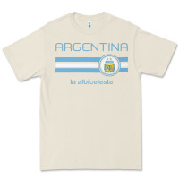 Bone soccer argentina jersey argentinian football la albiceleste Premium Tee - artisFamous