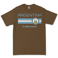Soccer Argentina Jersey Argentinian Football La Albiceleste Premium Tee | Teevron