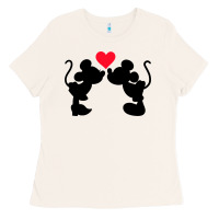 Bone Minnie Mouse Ladies Tee - CowhideDigitalArt