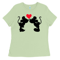Matcha Minnie Mouse Ladies Tee - CowhideDigitalArt