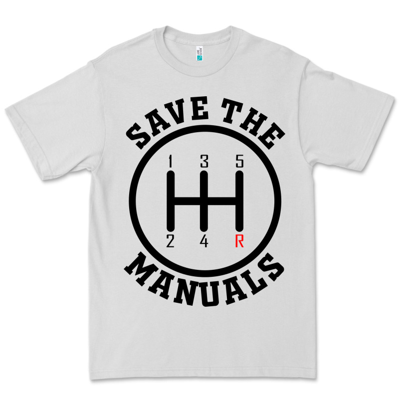 Save The Manuals (black) Premium Tee by artisFamous | Teevron