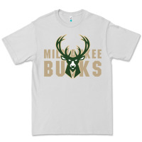 Dove Grey Milkwaukee Bucks Premium Tee - artisFamous