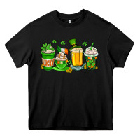 Black St. Patrick's Day coffee cups Heavy Core Tee - OliviaCreatesArt