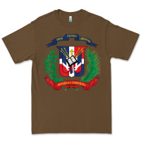 Dominican Republic Flag National Emblem Republica Dominicana T Shirt Premium Tee | Teevron