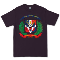 Plum dominican republic flag national emblem republica dominicana t shirt Premium Tee - artisFamous