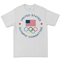 Dove Grey Olympic Rings Premium Tee - artisFamous