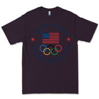 Plum Olympic Rings Premium Tee - artisFamous
