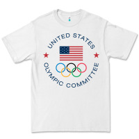 White Olympic Rings Premium Tee - artisFamous