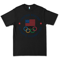 Black Olympic Rings Premium Tee - artisFamous