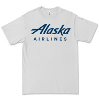 Dove Grey Alaska Airlines Premium Tee - artisFamous