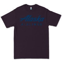 Plum Alaska Airlines Premium Tee - artisFamous