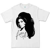 White Amy Winehouse Premium Tee - artisFamous