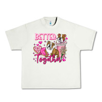 Pistachio Be Mine Valentine Dog Urban Heavy Tee - CowhideDigitalArt