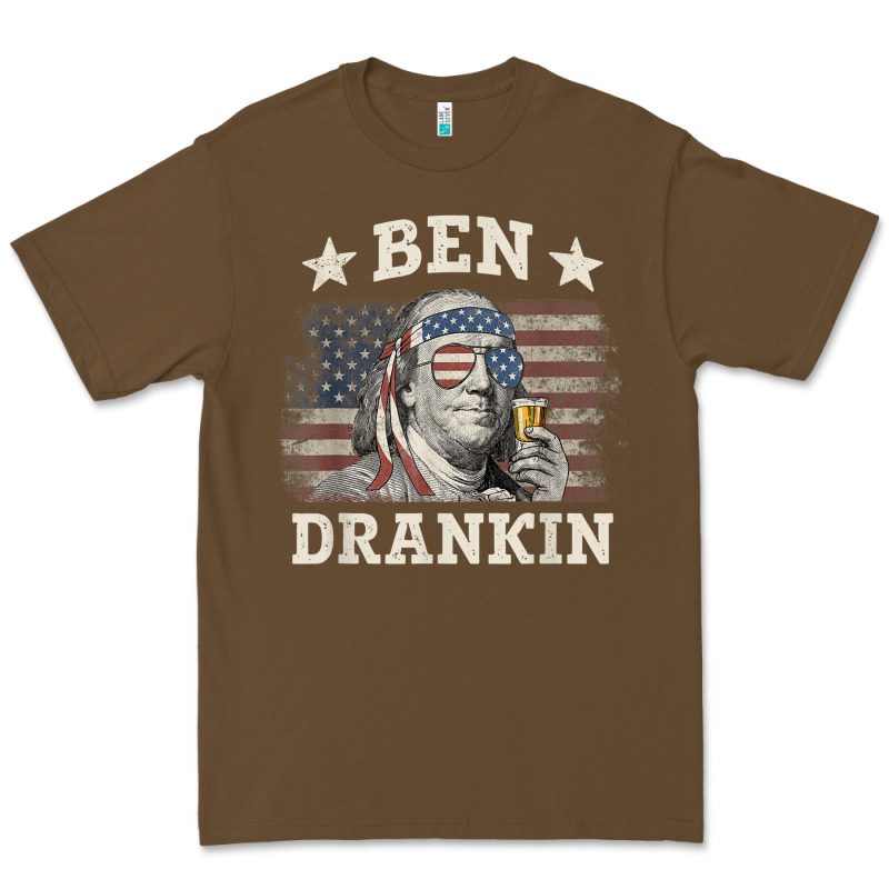 Ben Drankin 4th Of July Patriotic Funny T-shirt Premium Tee by artisFamous | Teevron
