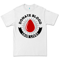 White donate blood save lives blood donor Premium Tee - artisFamous