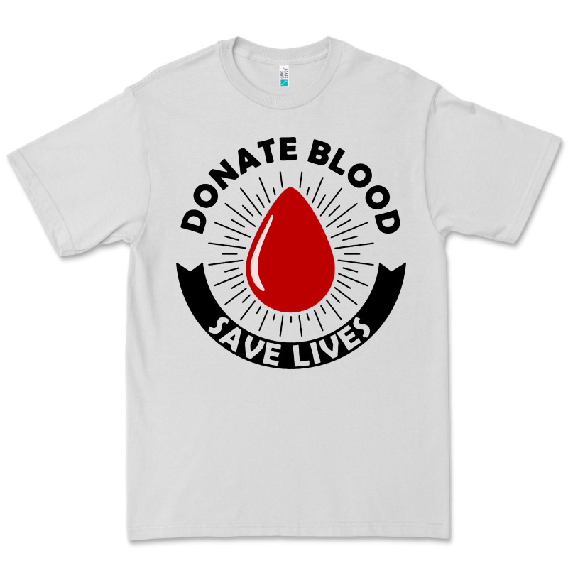 Donate Blood Save Lives Blood Donor Premium Tee by artisFamous | Teevron