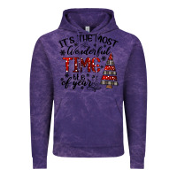 Cloud Purple IT THE MOST WONDERFUL TIME the of year Vintage Hoodie - CowhideDigitalArt