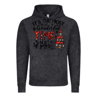 Vintage Black IT THE MOST WONDERFUL TIME the of year Vintage Hoodie - CowhideDigitalArt