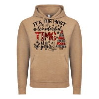 Vintage Coffee IT THE MOST WONDERFUL TIME the of year Vintage Hoodie - CowhideDigitalArt