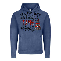 Vintage Denim IT THE MOST WONDERFUL TIME the of year Vintage Hoodie - CowhideDigitalArt