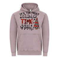 Vintage Zinc IT THE MOST WONDERFUL TIME the of year Vintage Hoodie - CowhideDigitalArt