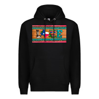 Black love texas sunflowers cactus cowhide license plate Premium Hoodie - Artiststas